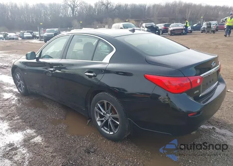 2017 Infiniti Q50 3.0T Signature Edition из США, поврежденный, VIN JN1EV7AR1HM837702